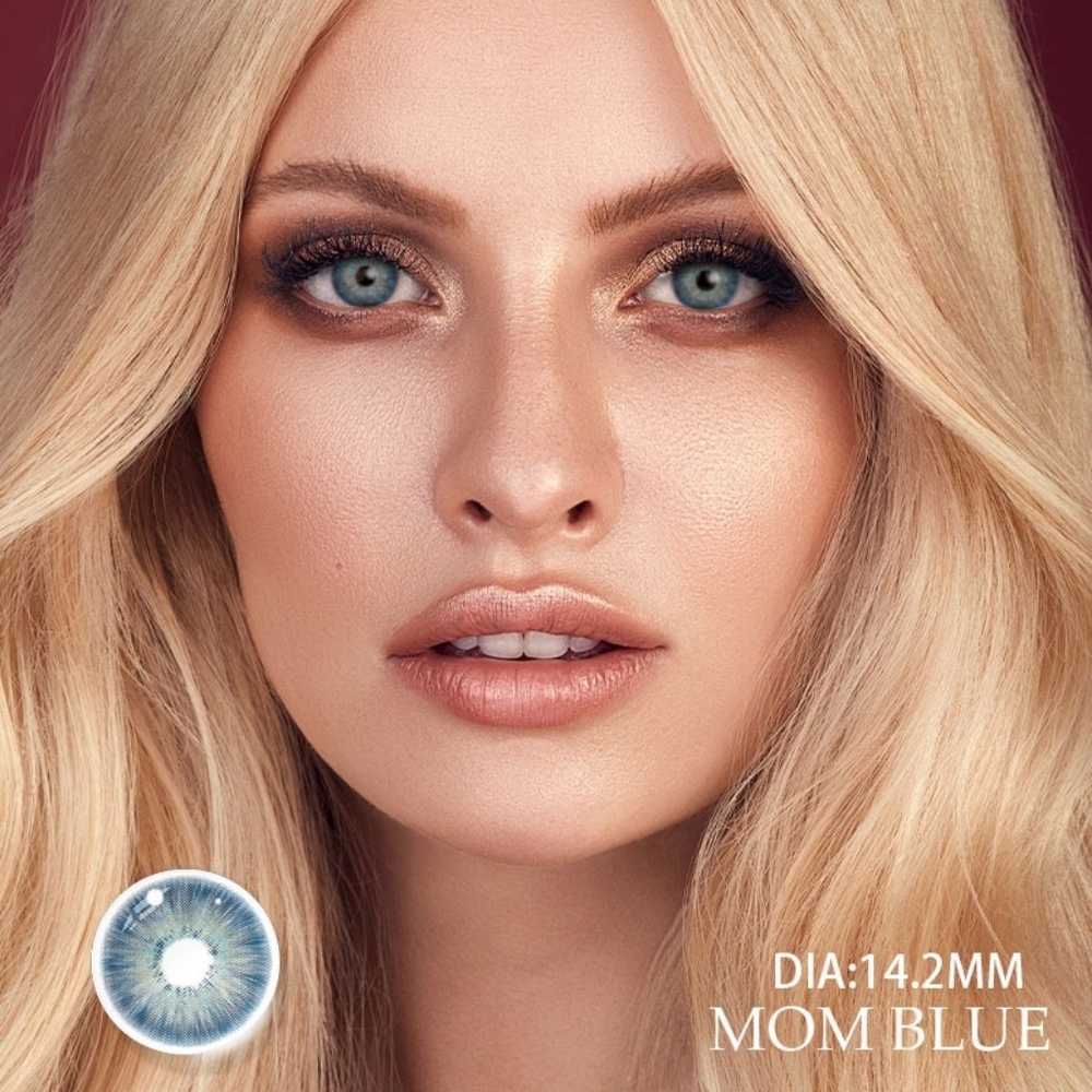 Mom Blue Contct Lashes